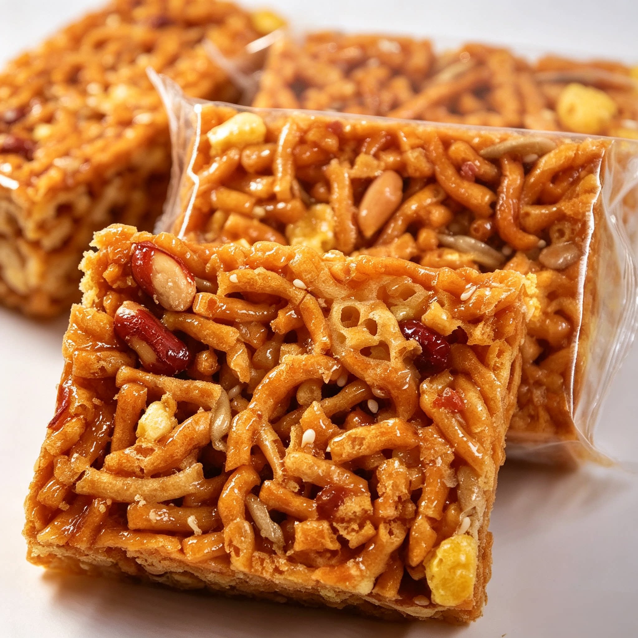 脆香酥老式硬沙琪玛酥脆坚果萨其马8090怀旧童年传统糕点解馋零食