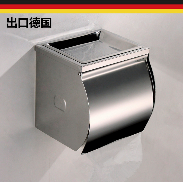 出口德国304不锈钢防水厕纸盒
