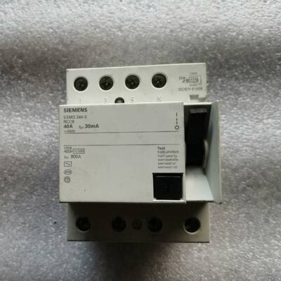可维修漏电开关，5SM3344一0，40A400v，库存没有