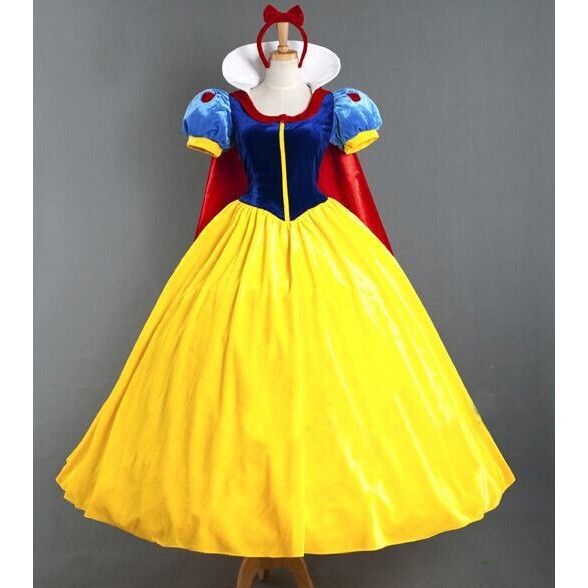 万圣节 圣诞节成人白雪公主长裙大码女舞台演出cosplay服装现货