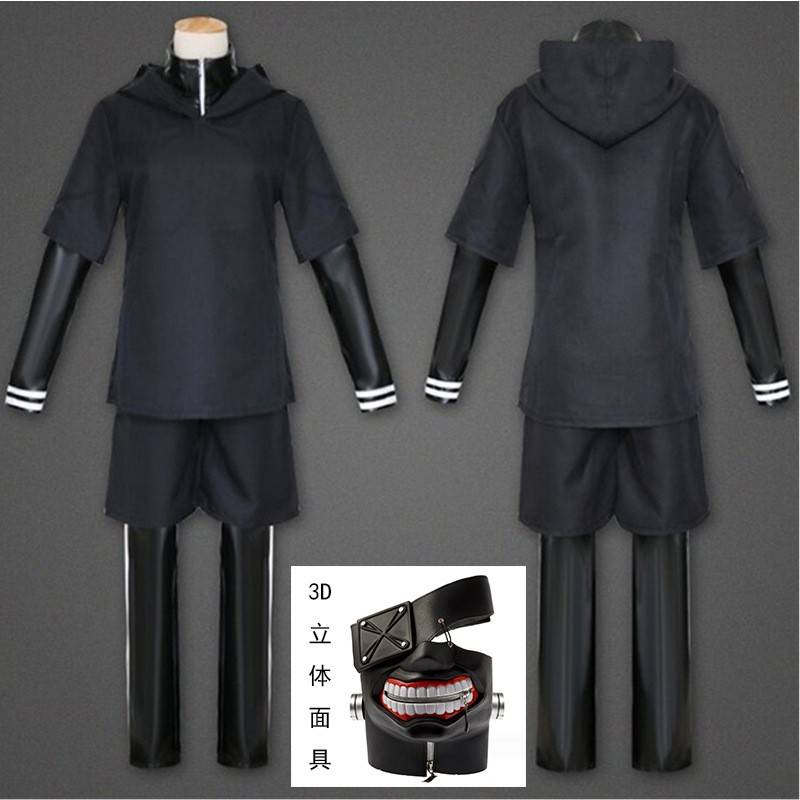 东京食尸鬼 金木研 食种 战斗衣4件套 cosplay动漫服装现货