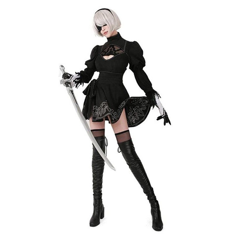 尼尔机械纪元cosplay 2Bcos服 2b小姐姐COS全套服装2b小姐姐联动