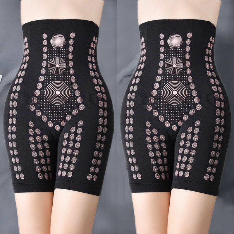 高腰强力收腹提臀内裤女产后美体塑身减肥瘦小肚子束腰瘦腿平角裤