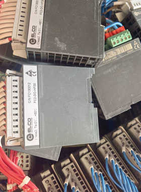ELCO宜科模块FC2系列，拆机品，成色如图。蓝色和红色线缆