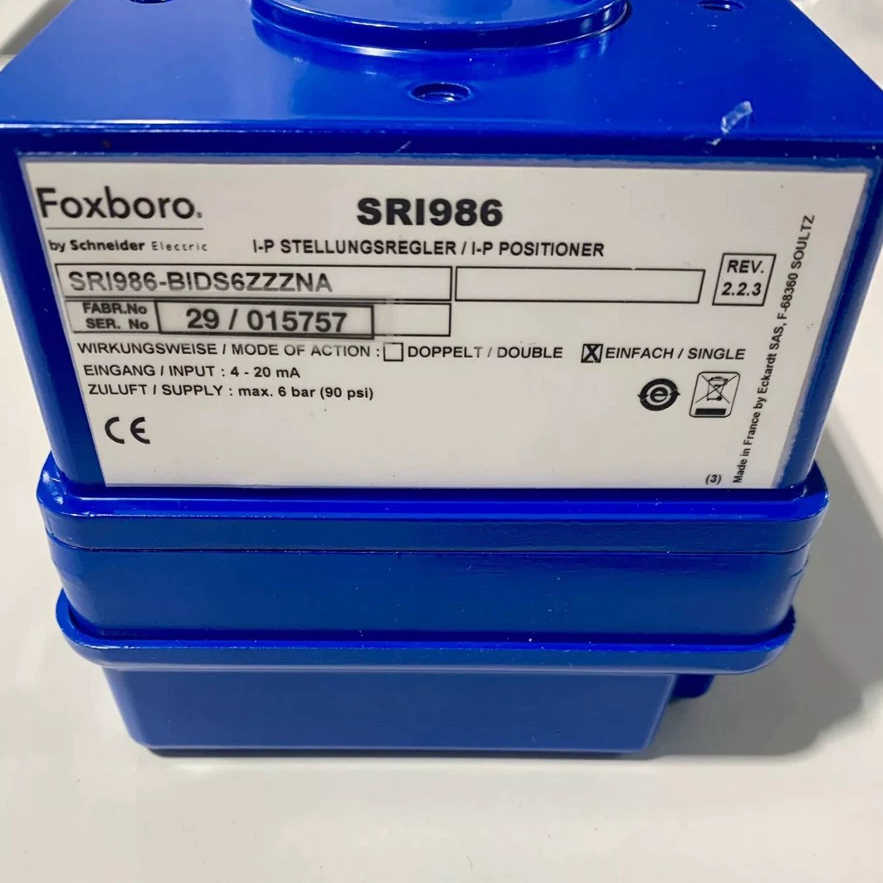 Foxboro SRI986 I-P SRI986-BIDS