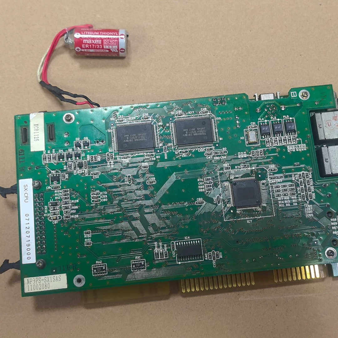 富士注塑机CPU板卡 SX-CPU NP3PS-SX1SAS