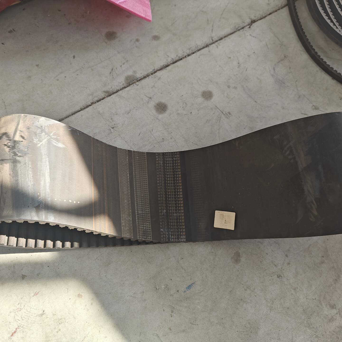 三阪Sables橡胶同步带钢丝带HTD1400-14M，宽度