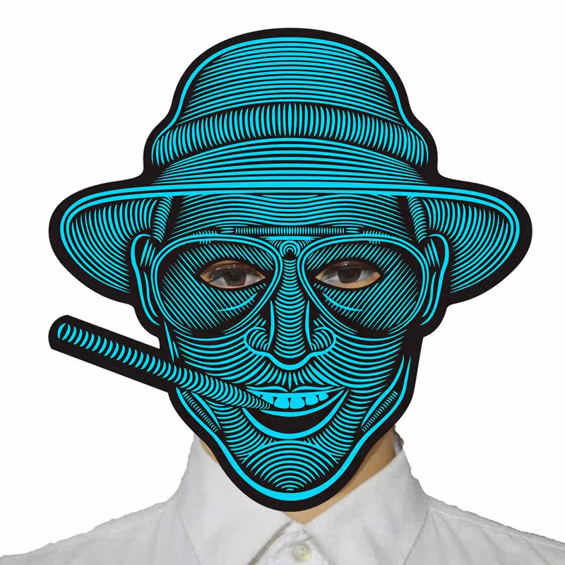 LED Mask冷光面罩声控发光面具酒吧KTV节日舞会EL冷光面具冷光片|ruв категории плесень играть/Аниме/вокруг/cos/настольные игры, вечеринка/магия товаров, группа приборов/украшения, маска - от Buy2taobao.com для оказания профессиональной услуги покупки агента Taobao