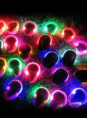 超亮醒目鞋夹灯夜跑装备警示灯荧光夜跑灯led徒步信号灯发光脚环