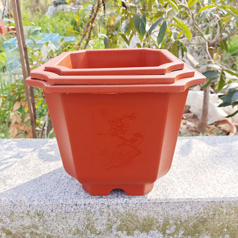 大号正方形盆八角硬花盆加厚塑料花盆批发三角梅盆种树盆景绿植盆