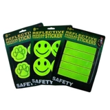 Водостойкий стираемый светоотражающий ночной хайлайтер из ПВХ, безопасная светоотражающая наклейка