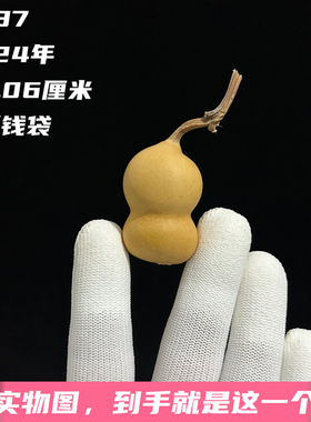 A1137高4.06厘米2024年精品手捻精品异形布袋钱袋子葫芦