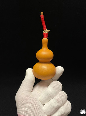 精品八宝葫芦天津嘴手捻摆件风水一物一图带龙头文玩小葫芦盘玩