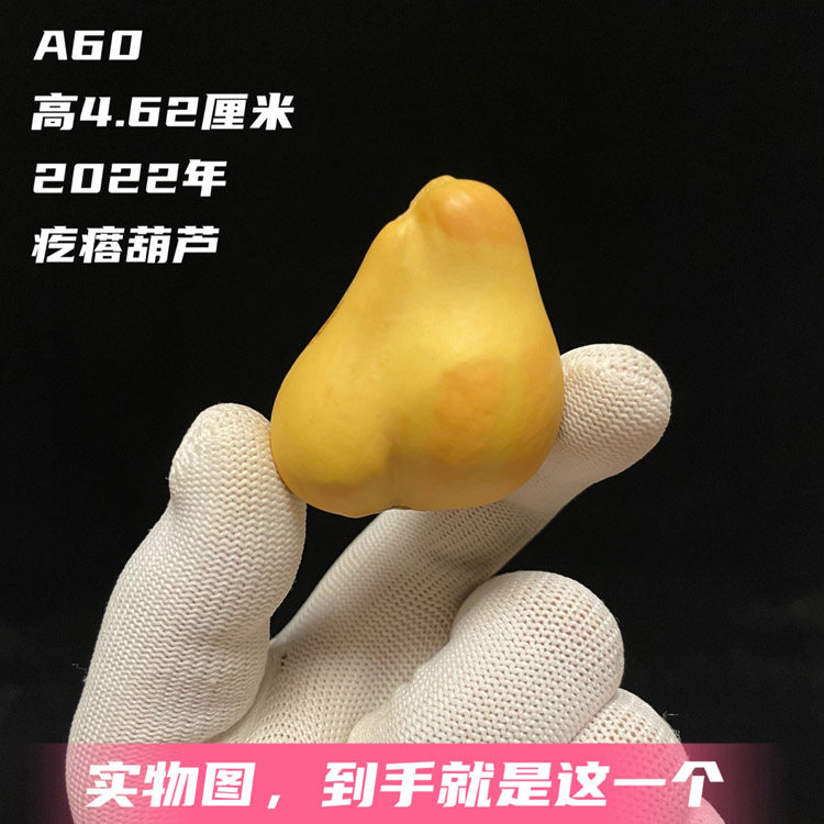 A60高4.6厘米连体异形墨西哥七彩疙瘩葫芦天然天裂