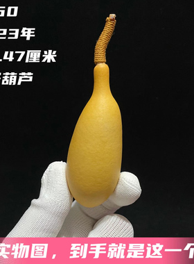 A760高8.47厘米2023年精品手捻瓶子文玩葫芦