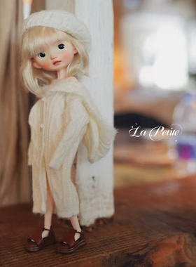 lapetite新款长款带帽毛衣OB22/24/PP/MMK/K1/K2蓝豆豆Blythe娃衣
