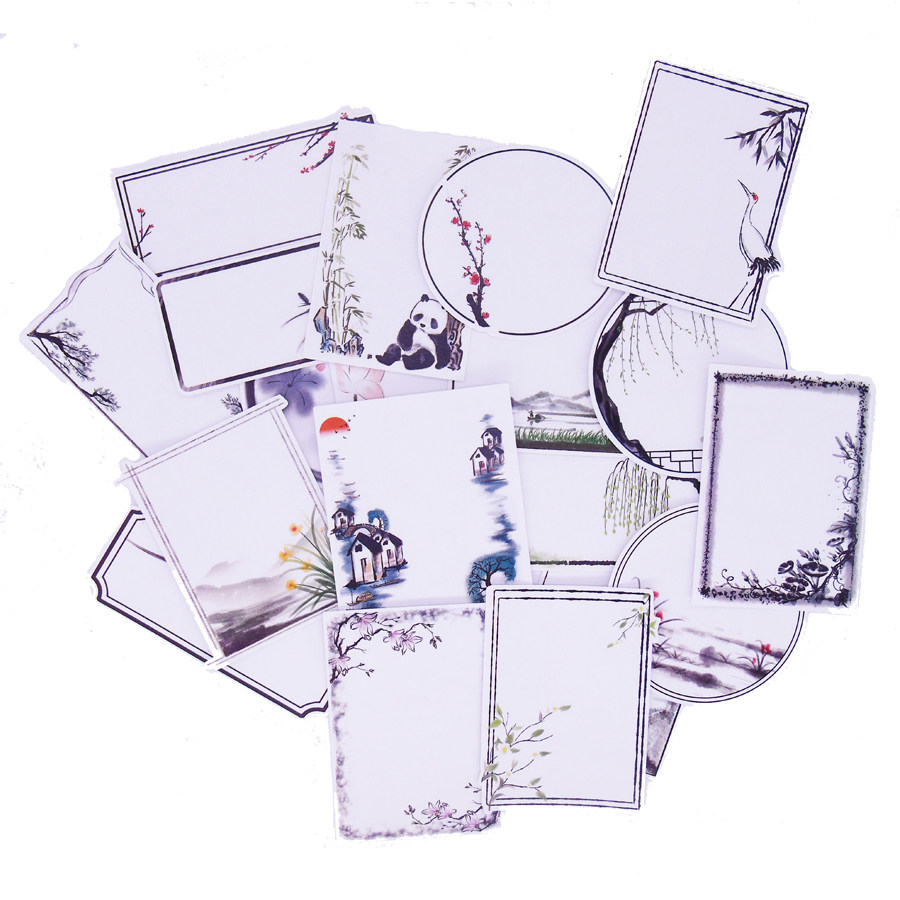 手账贴纸中国风边框贴画装饰手工手帐古风对话框贴可书写贴纸,文具电教/文化用品/商务用品,贴纸/立体贴纸,淘宝优惠券,粉丝福利购,淘宝优惠卷