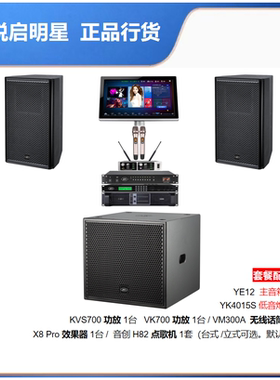 音悦启明星 : YE12/YE10全频音箱家用KTV音响(全国上门安装调试）