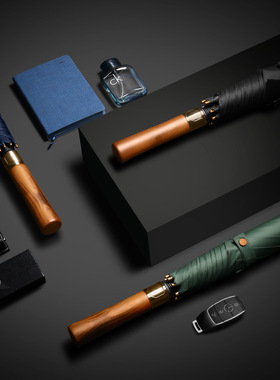 130cm120cm自动长柄晴雨伞商务大码雨伞结实超大号双人三人长伞