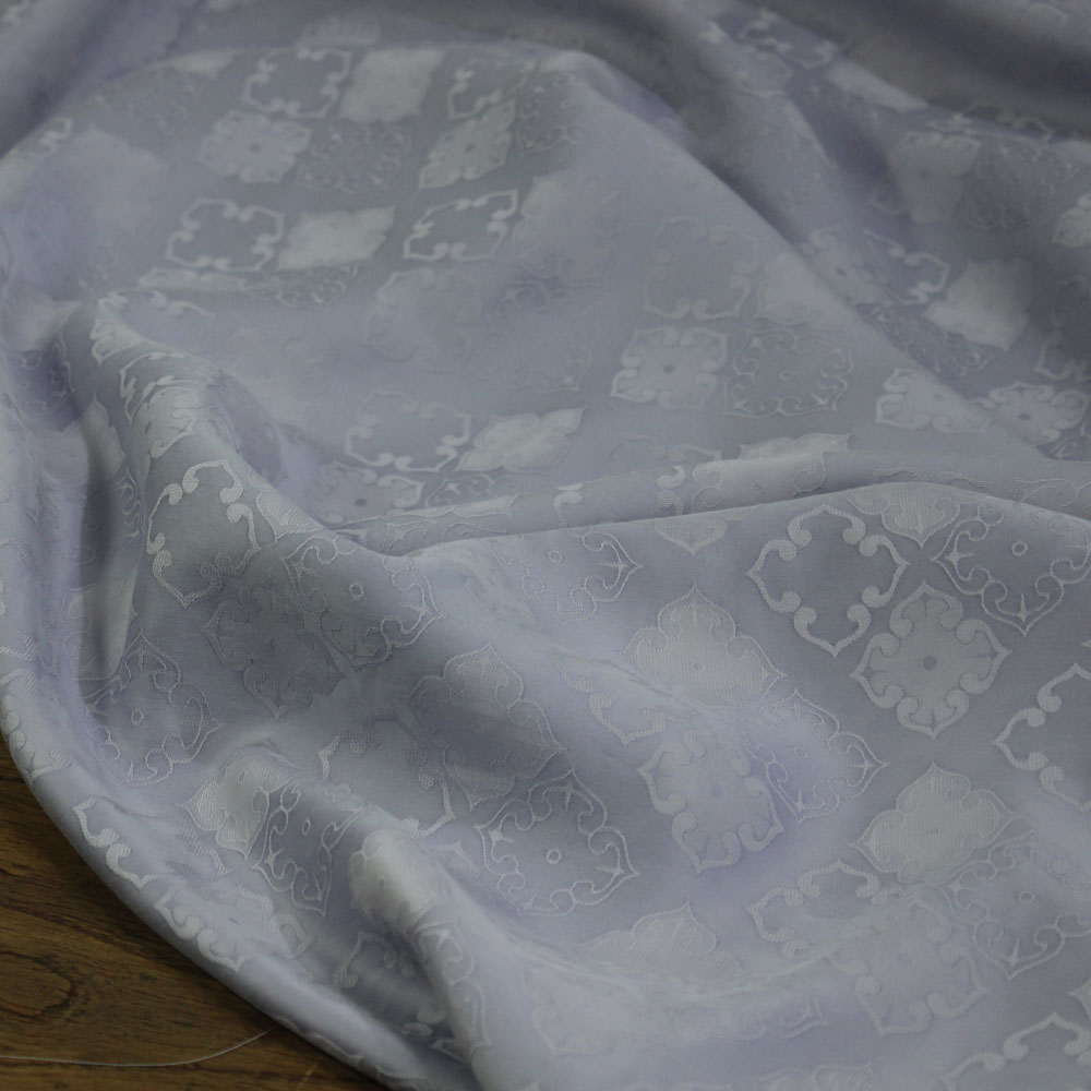 瓦娜铜氨丝裙袍国风提花服装布料