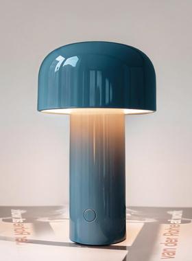 Follow design灰蓝色蘑菇台灯Bellhop氛围灯浪姐同款CASA客厅装饰