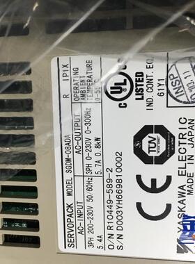 SGDV-2R1F05A/SGDV-2R8F05A安川YASKAWAYA全新质保一年