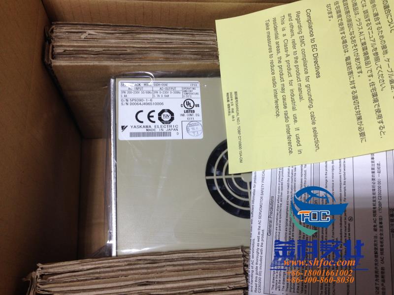 原装安川进口SGMG-75A2AC全新安川伺服电机正品马达
