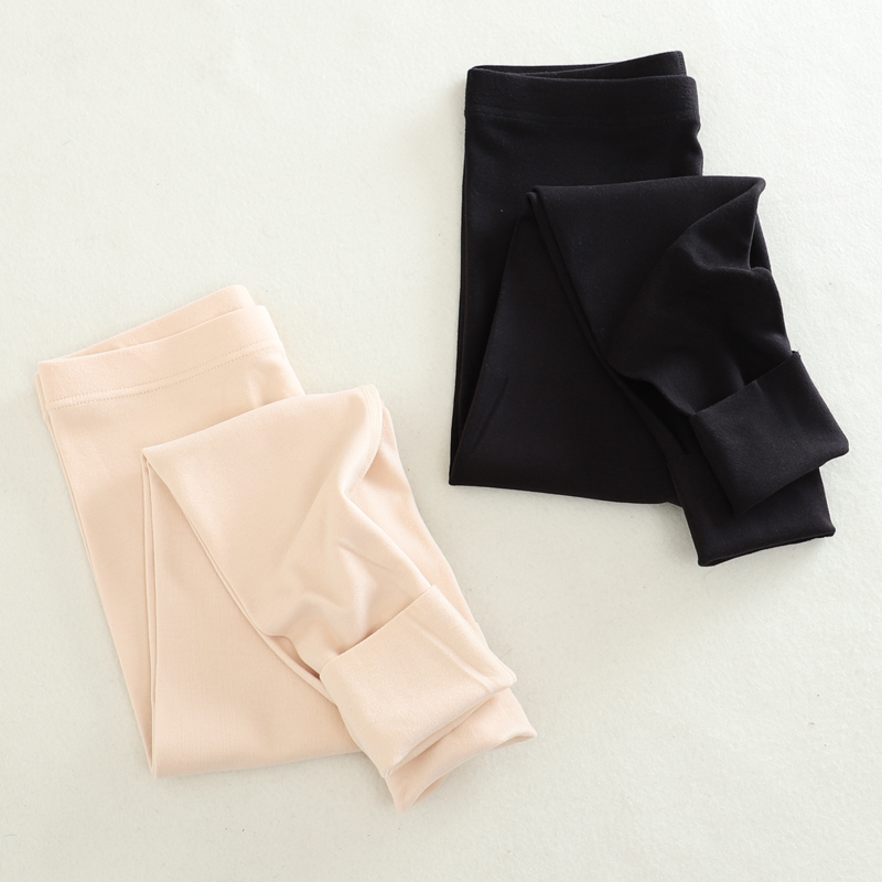 新款无痕棉毛贴身自发热保暖裤