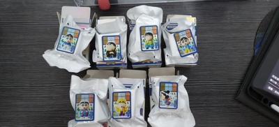 简动文创蜡笔小新和服米粒公仔