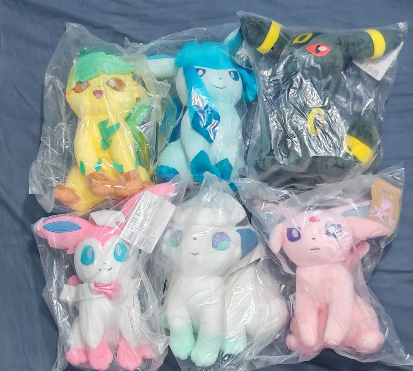 正版宝可梦公仔玩偶太阳月亮叶伊布毛绒玩具阿罗拉六尾男女孩礼物