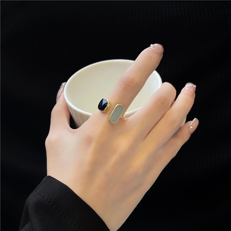 网红优雅滴油开口韩版简约女