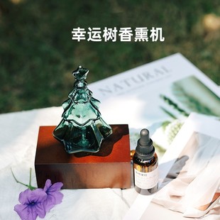 幸运树复古香薰机精油冷香仪家用香氛机香薰灯喷香摆件圣诞节礼物