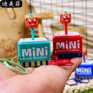 创意发声挂挡钥匙扣汽车手动挡模型礼品排档解压卡通玩具抓机挂件