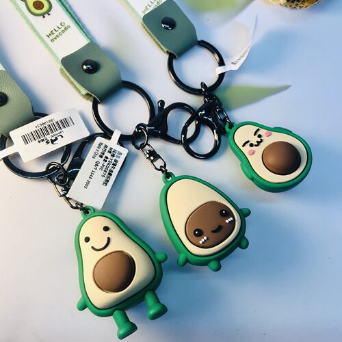 卡通牛油果手绳扣小工具镜子