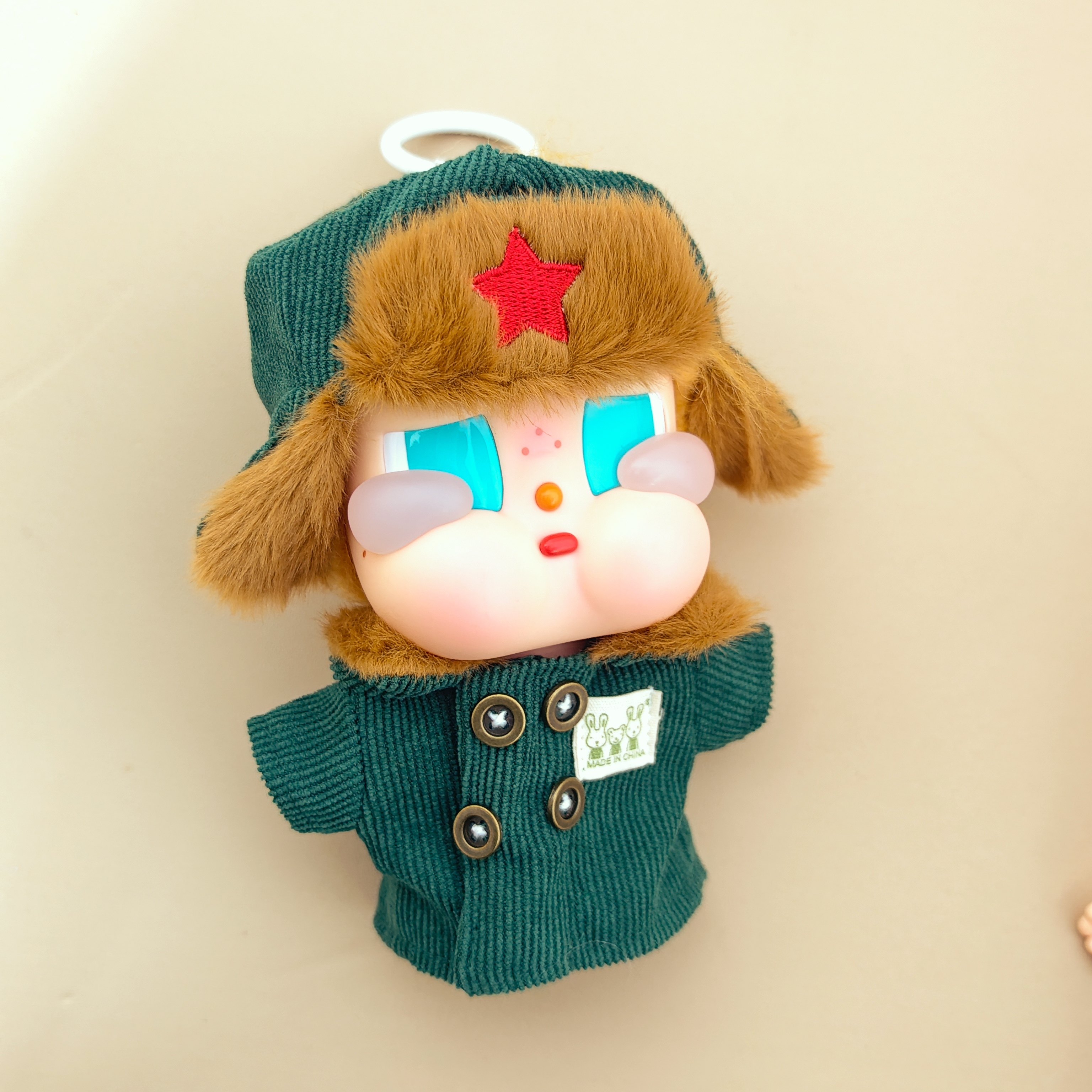 CRYBABY哭娃搪胶脸毛绒公仔衣服复古风大衣帽子套装着替冬季限定,模玩/动漫/周边/娃圈三坑/桌游,棉花娃娃/毛绒玩具娃衣,淘宝优惠券,粉丝福利购,淘宝优惠卷