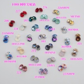 正品 彩色圆形尖底钻散钻材料包 6MM 奥地利施华洛美甲钻1088 SS29