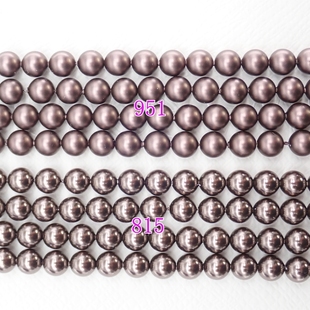 正品 施华洛5810仿珍珠815摩卡慕斯色951巧克力丝绒DIY串珠材料包