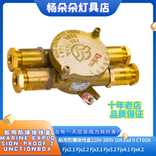 船用防爆接线盒开关220V-380V 10A Exd II CT6Gb  Fjx4.2安徽艳阳