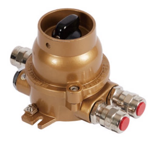 海星海事 船用防爆开关DCHH202-2/2A/3/4户外水密铜质开关220V16A