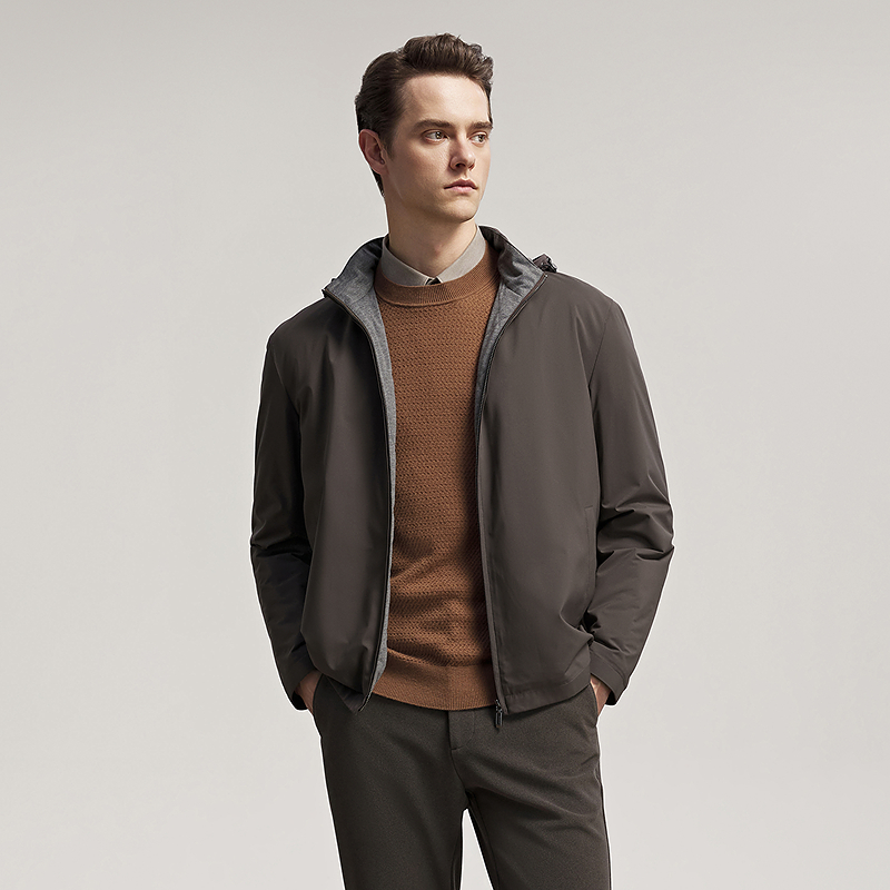 雅戈尔适中秋冬季棉褛