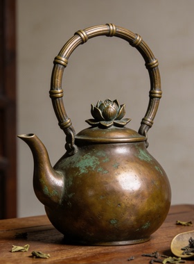 黄铜茶壶创意雕塑定制