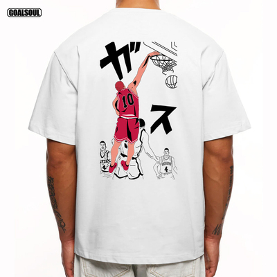 灌篮高手 短袖T恤SLAMDUNK樱木花道 漫画日系潮牌复古休闲纯棉T