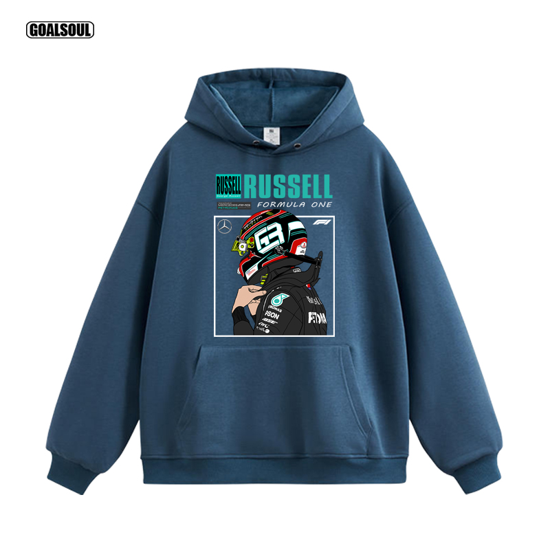 F1拉塞尔加绒连帽卫衣