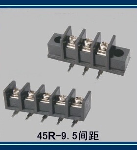 kf/zb/wj/mg/45R-9.5MM间距弯脚栅栏式接线端子大电流