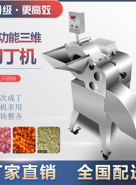 商用微冻肉切丁机水果蔬菜切粒机