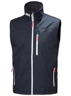 正品HELLY HANSEN CREW海丽汉森男马甲 防水防风户外航海运动背心