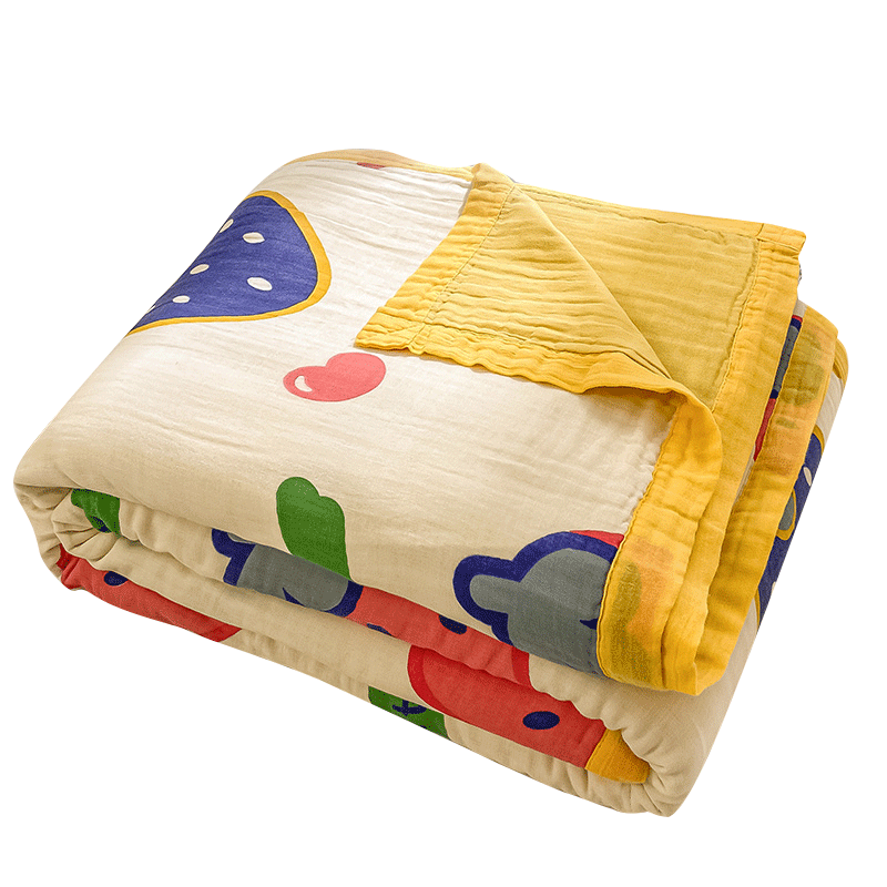 六层纱布盖毯毛巾被全棉夏凉被毯子婴儿童空调毯床单夏季宝宝夏被