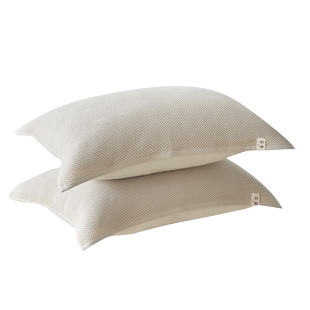 纯色枕巾全棉一对装家用情侣防脱落高档单人男生北欧风枕头巾盖巾