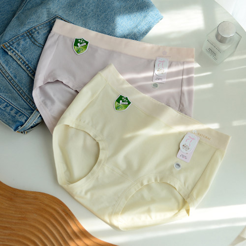 黛丝少女内裤全棉中腰透气抗菌