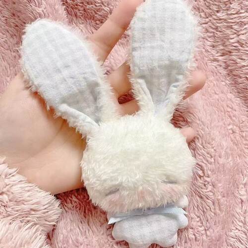 可爱mini安抚天使小兔毛绒玩偶挂件治愈萌物包挂饰装饰送礼物